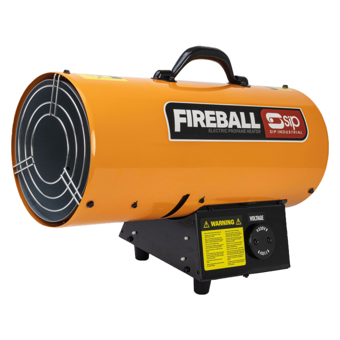 SIP 09232 Fireball DV125 110v/230v Propane Gas Space Heater 75,000 - 125,500 BTU