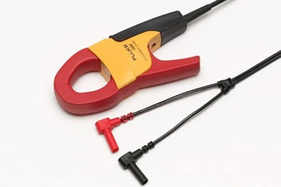 Fluke 87V/IMSK Industrial Digital Multimeter with Fluke i400 Current Clamp Kit, Converts 87V Into Clamp Meter, AC Current Measurements Up To 400 A, Includes Temp Probe, Test Leads And Alligator Clips