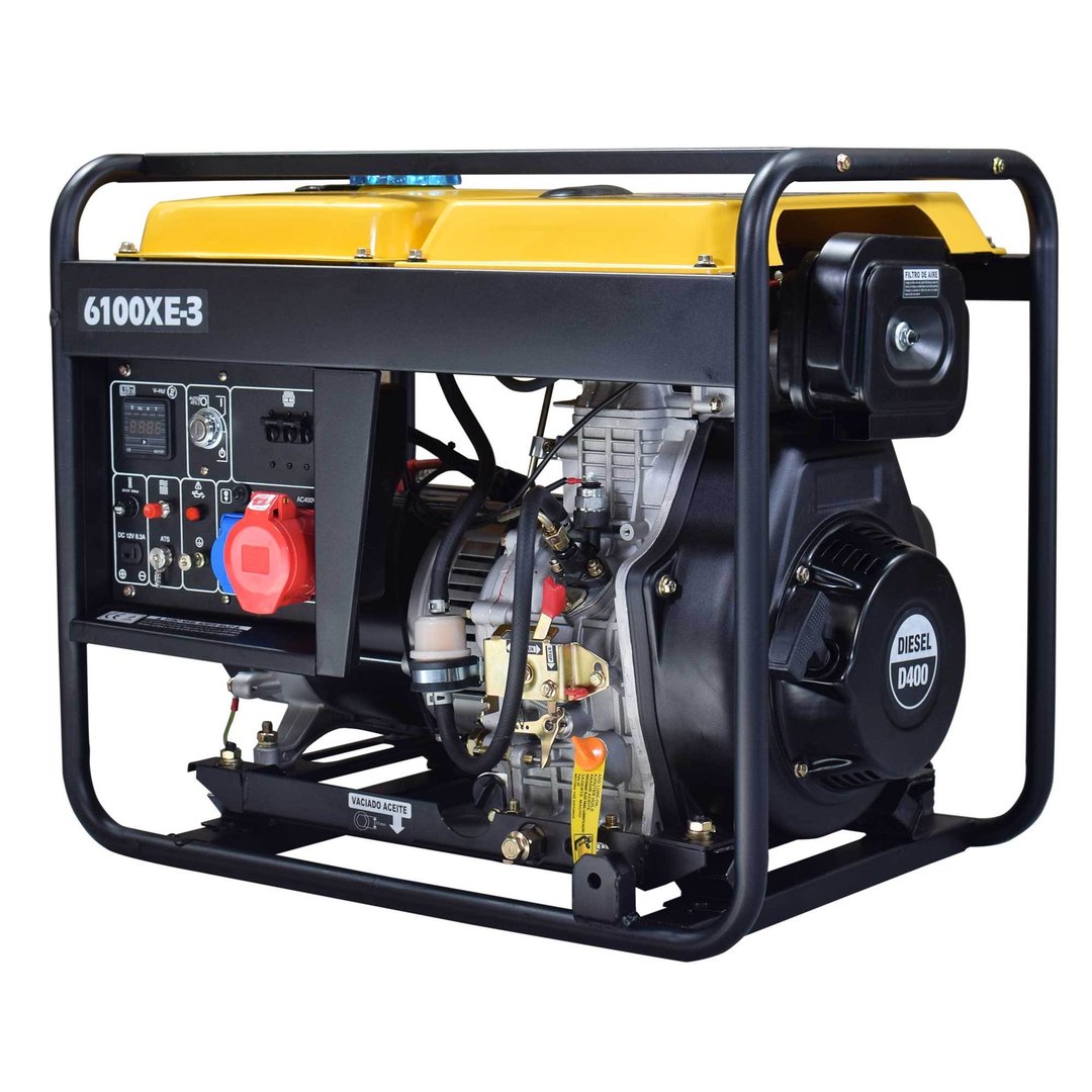 NT6100XE-3 Generador diesel ITCPower Potencia máxima: 6.60 Kva / 2.8 Kva