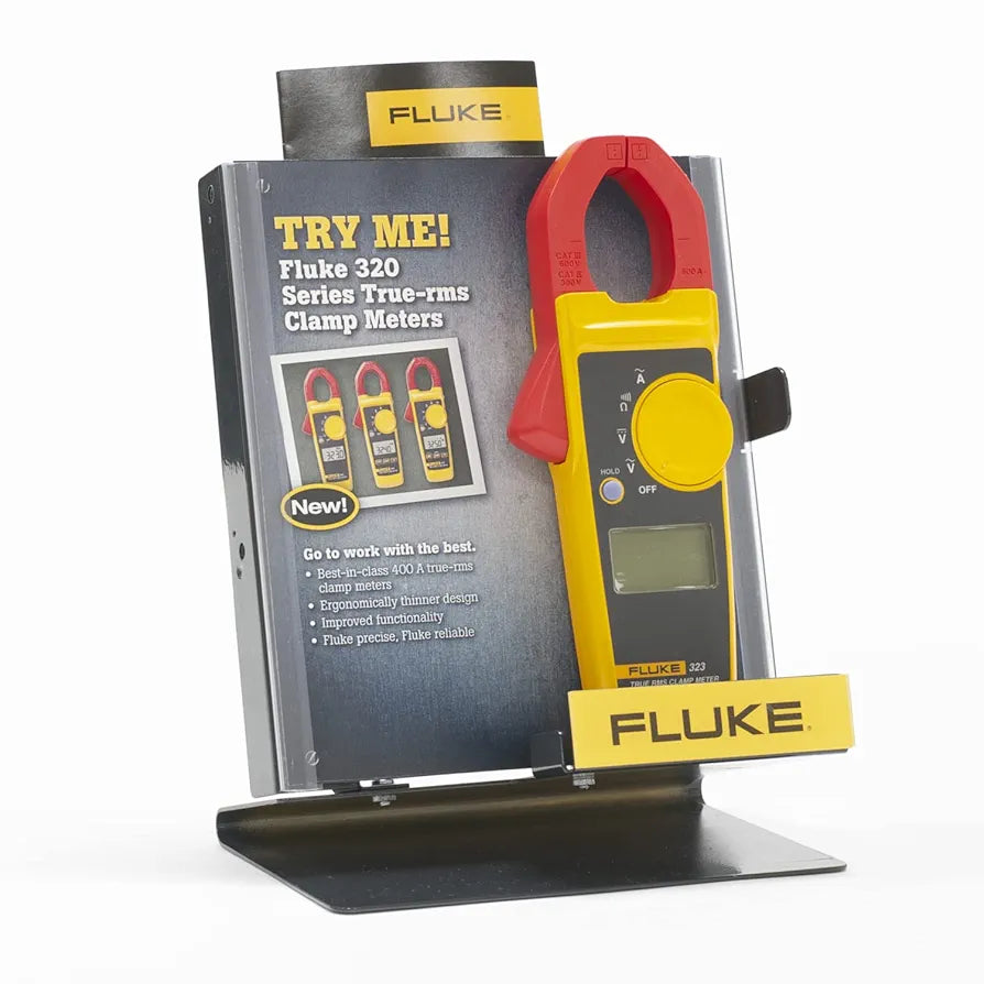 Fluke 323 Clamp Meter For Commercial/Residential Electricians, Measures AC Current To 400 A,Measures AC/DC Voltage To 600 V, Resistance And Continuity, Includes 2 Year Warranty And Soft Carrying Case