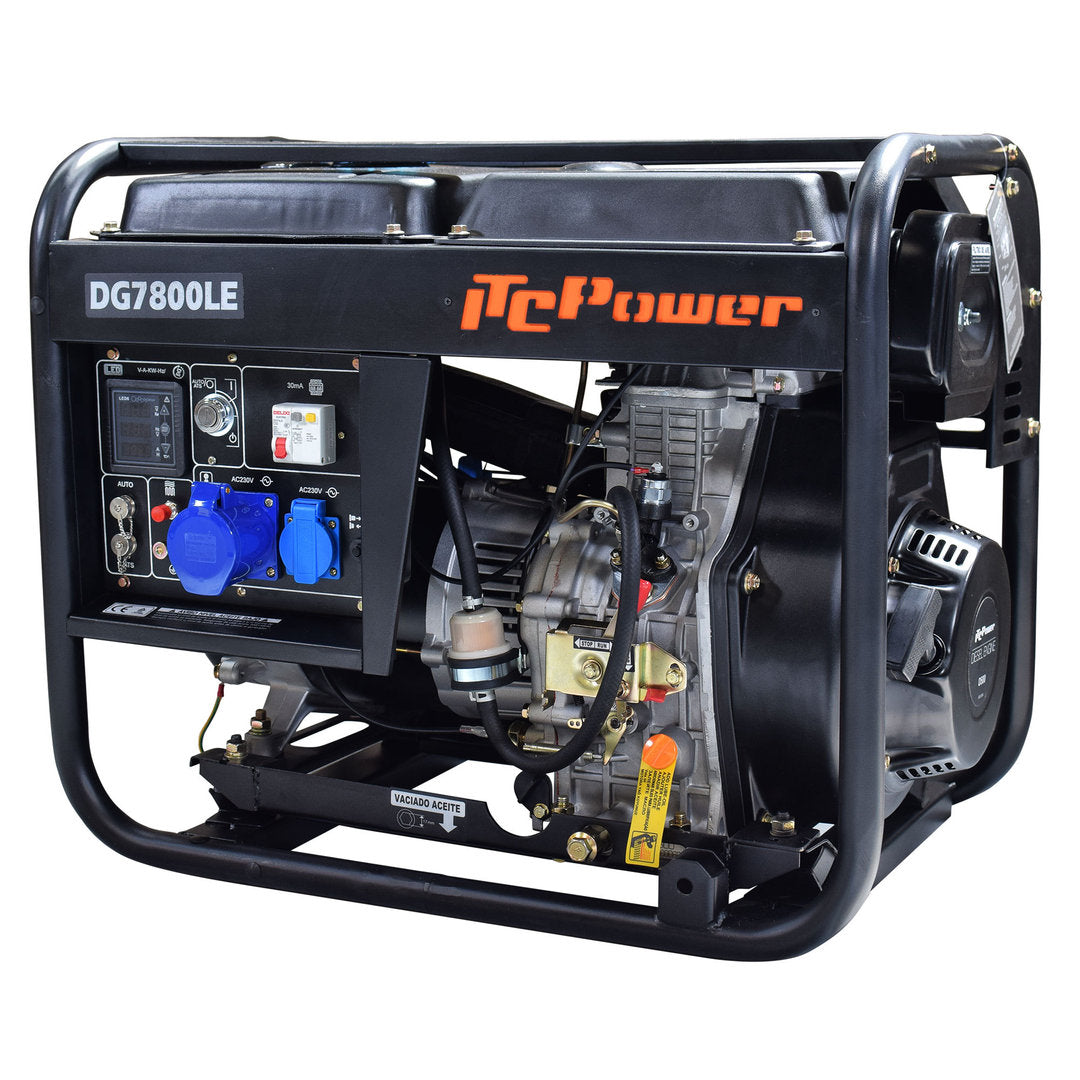 DG7800LE Generador Diesel ITCPower 6.3 kw.