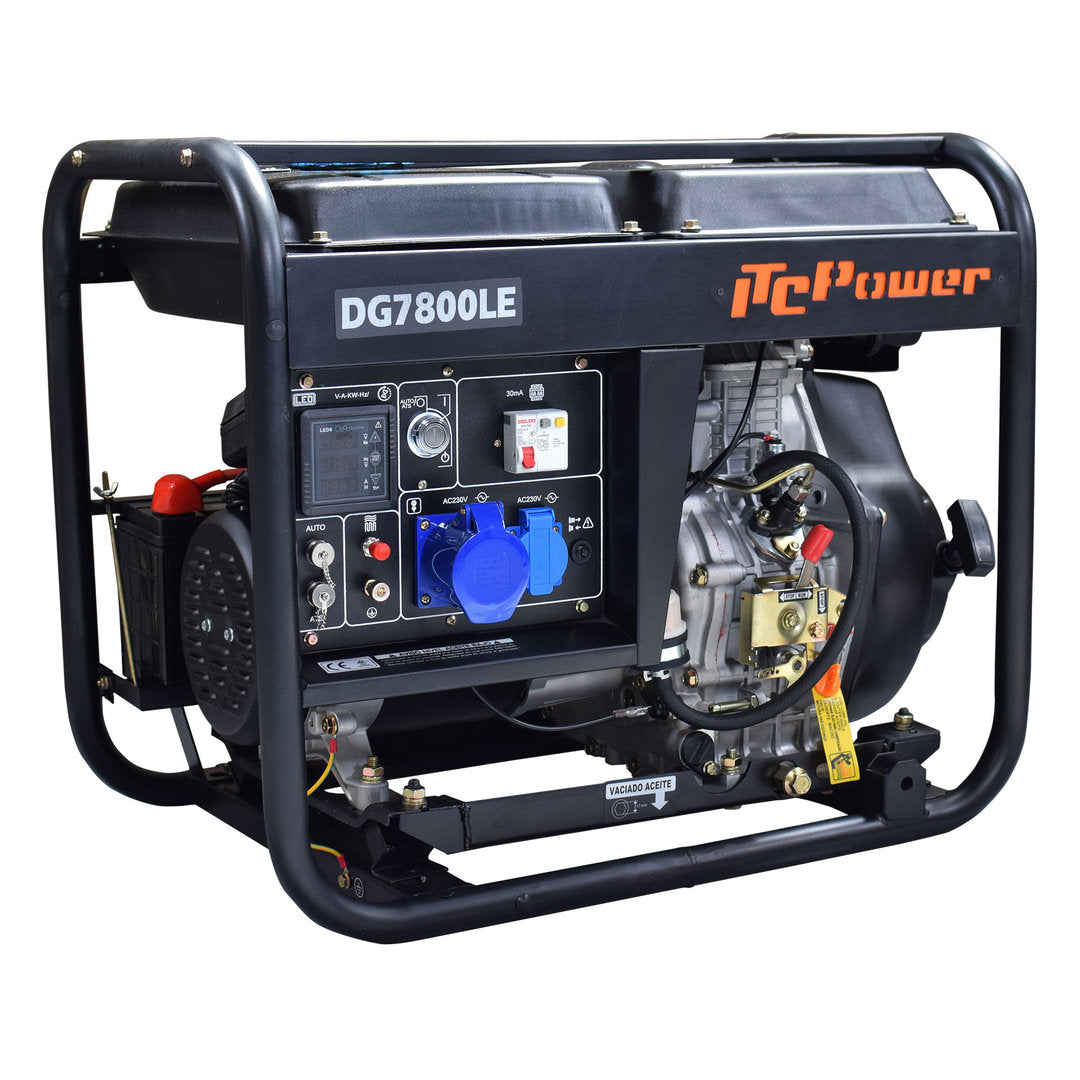 DG7800LE Generador Diesel ITCPower 6.3 kw.