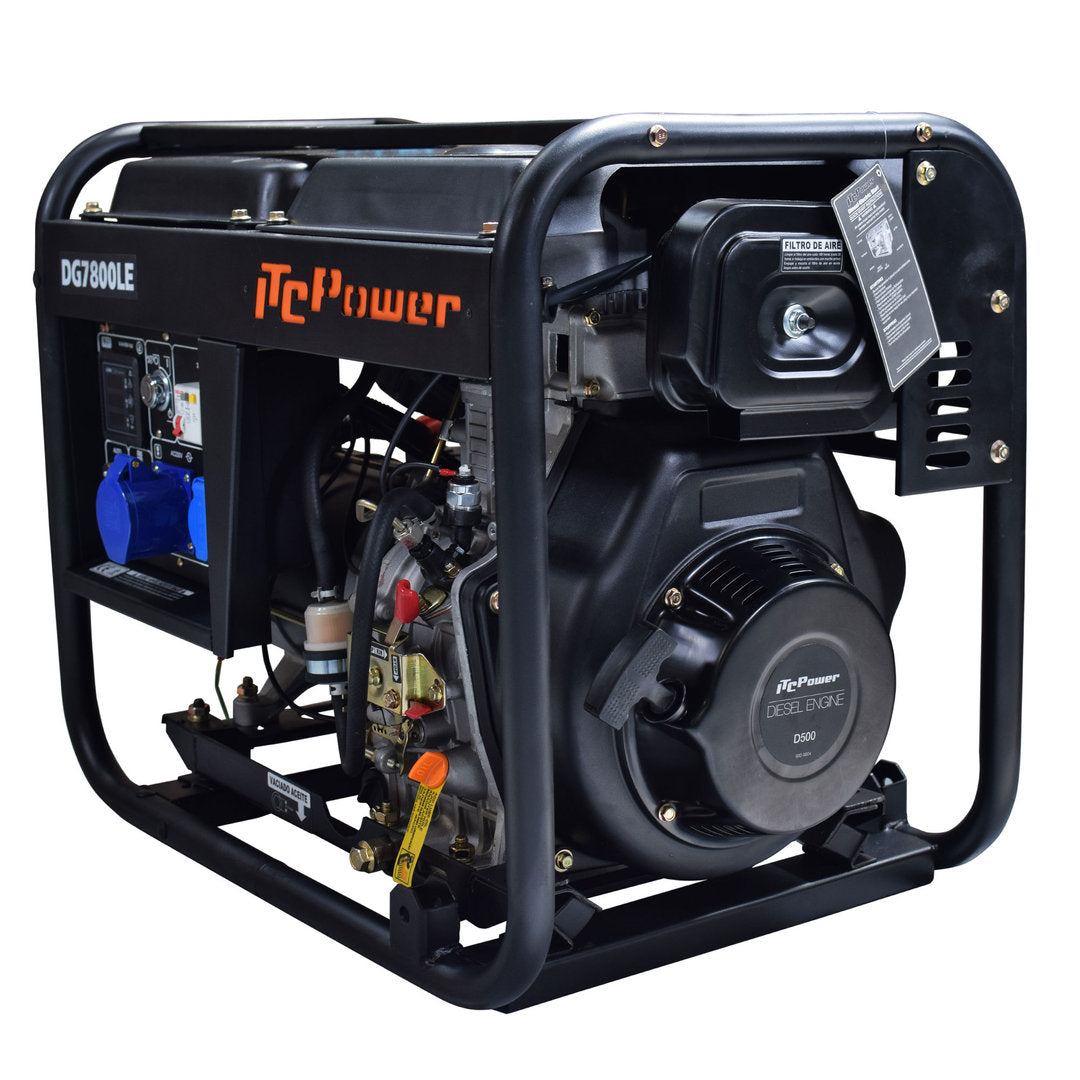 DG7800LE Generador Diesel ITCPower 6.3 kw.