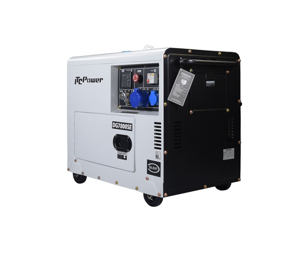 DG7800SE Generador diésel insonorizado 6,3Kw ITCPower