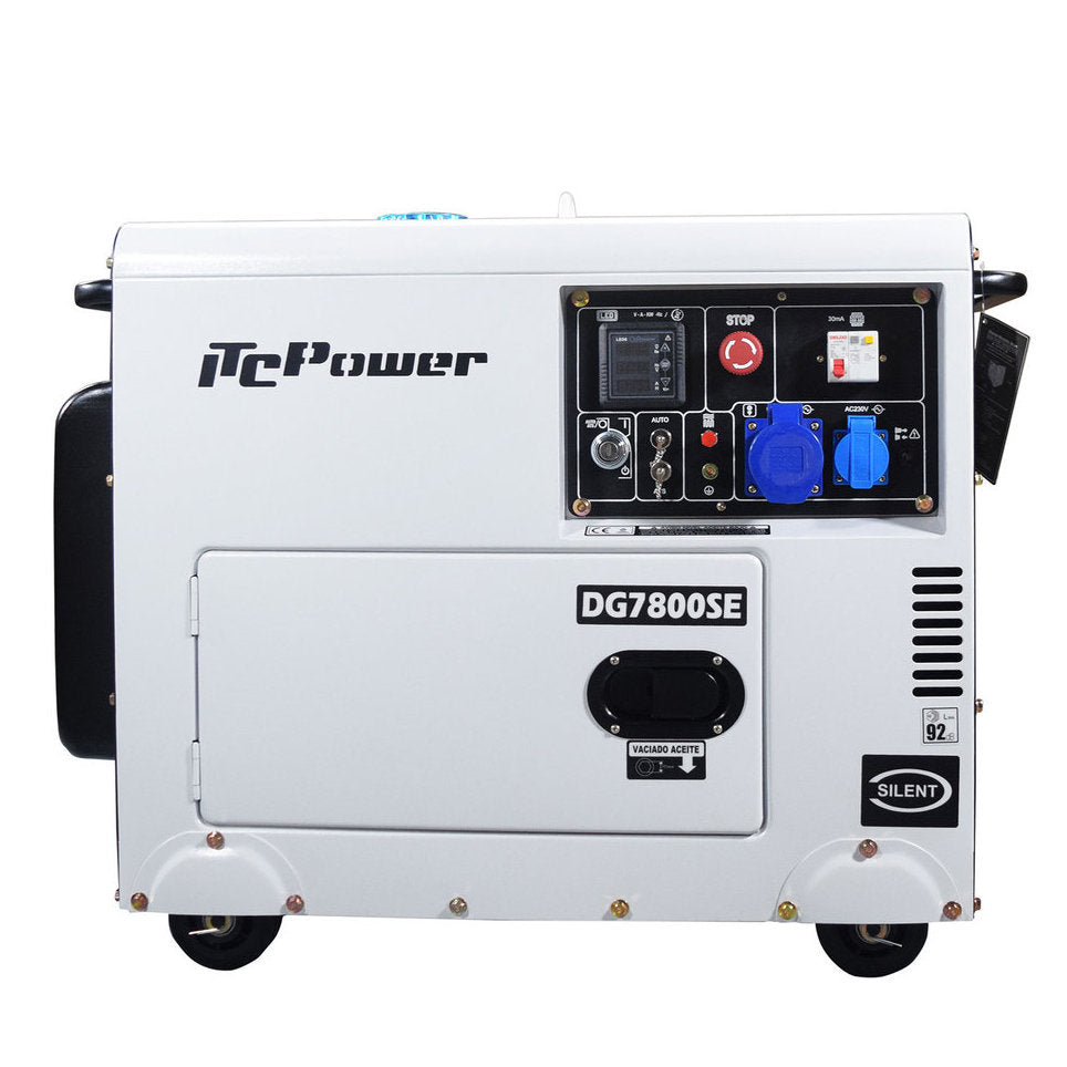 DG7800SE Generador diésel insonorizado 6,3Kw ITCPower