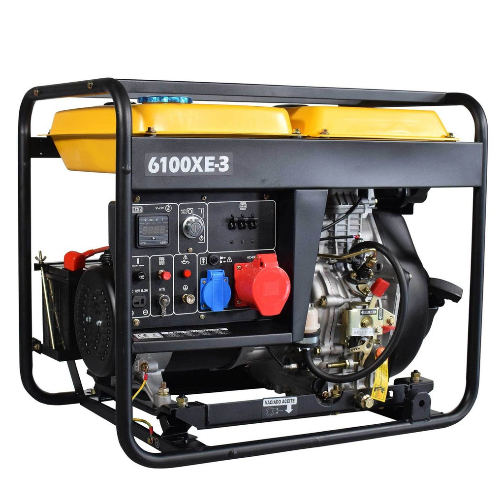 NT6100XE-3 Generador diesel ITCPower Potencia máxima: 6.60 Kva / 2.8 Kva