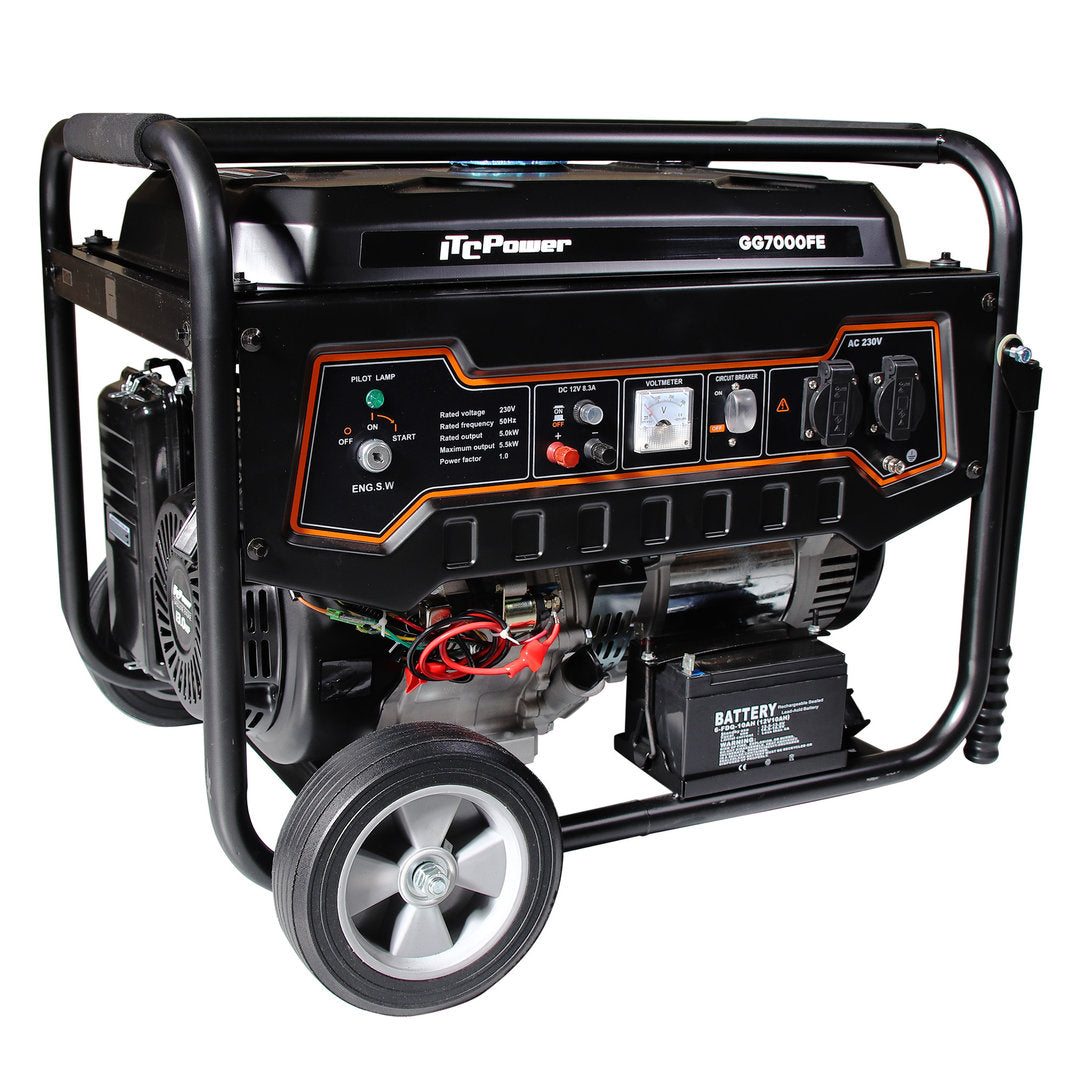 GG7000FE Generador Gasolina Monofásico de 5,5KW ITCPower
