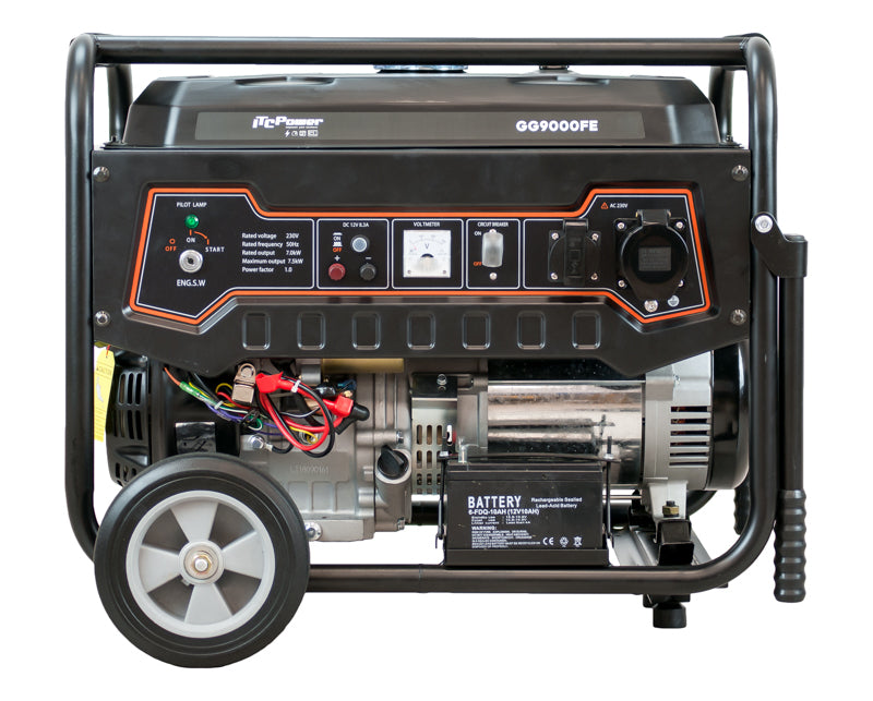 GG9000FE Generador gasolina monofásico de 7,5Kw ITCPower