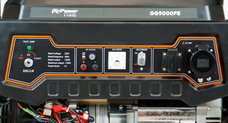 GG9000FE Generador gasolina monofásico de 7,5Kw ITCPower