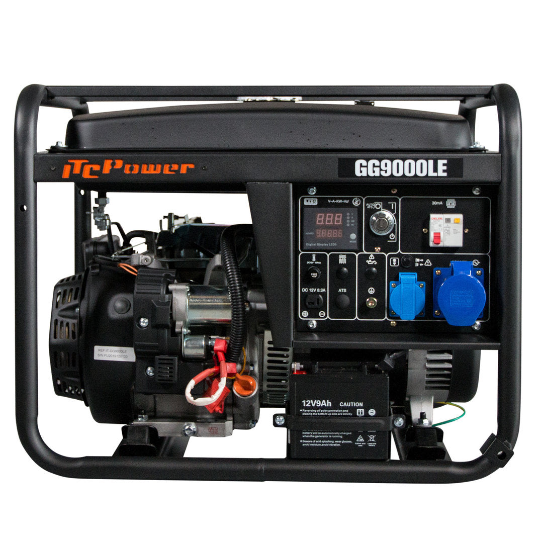 GG9000LE Generador gasolina monofásico de 6,6Kw ITCPower