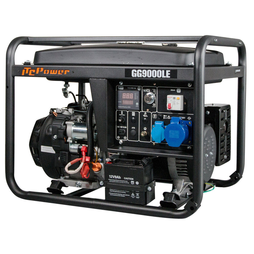 GG9000LE Generador gasolina monofásico de 6,6Kw ITCPower