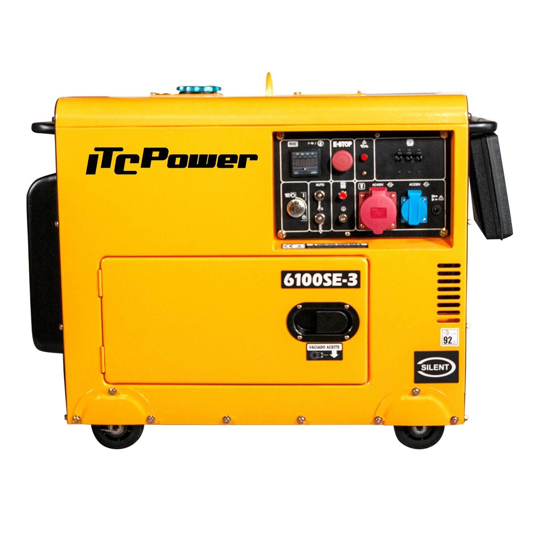 NT-6100SE-3 Generador Diésel Trifásico Insonorizado ITCPower