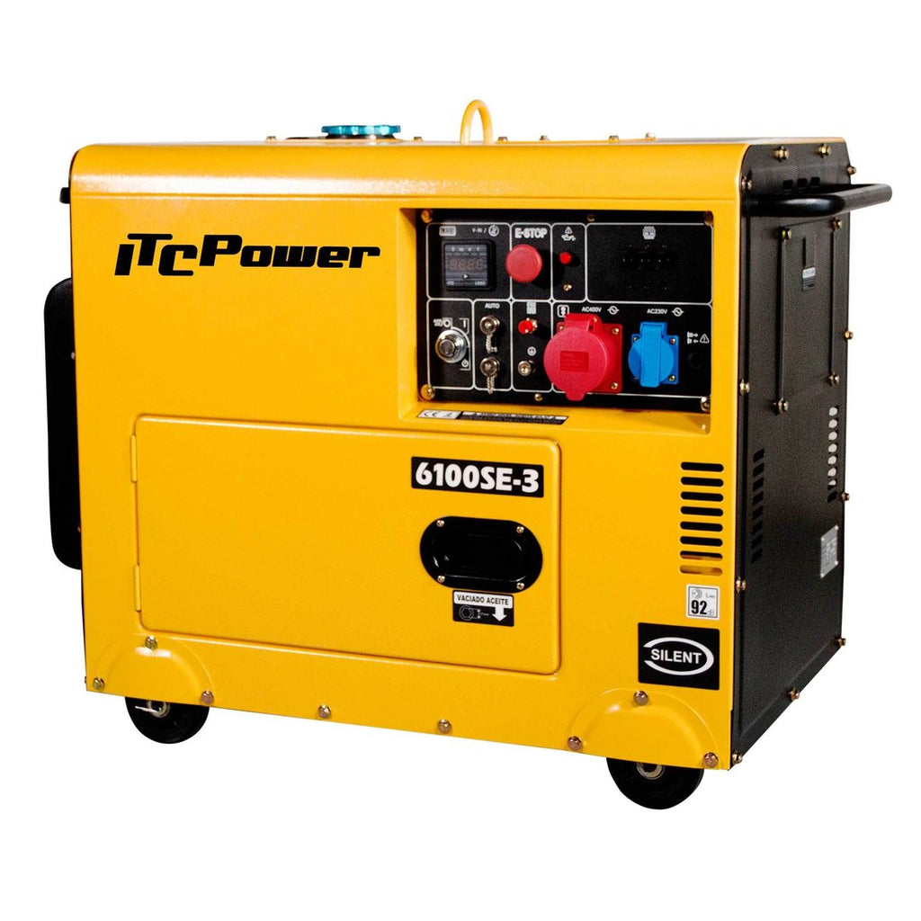 NT-6100SE-3 Generador Diésel Trifásico Insonorizado ITCPower