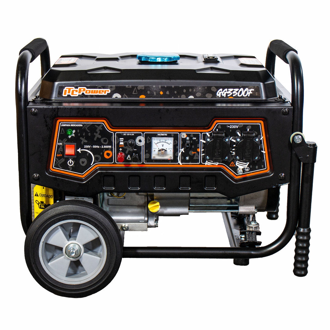GG3300F Generador Eléctrico a Gasolina de 3KW ITCPower