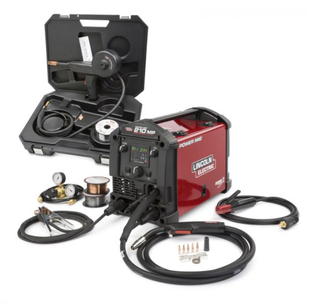 Lincoln Power MIG 210 MP Welder Aluminum One-Pak (K4195-1)