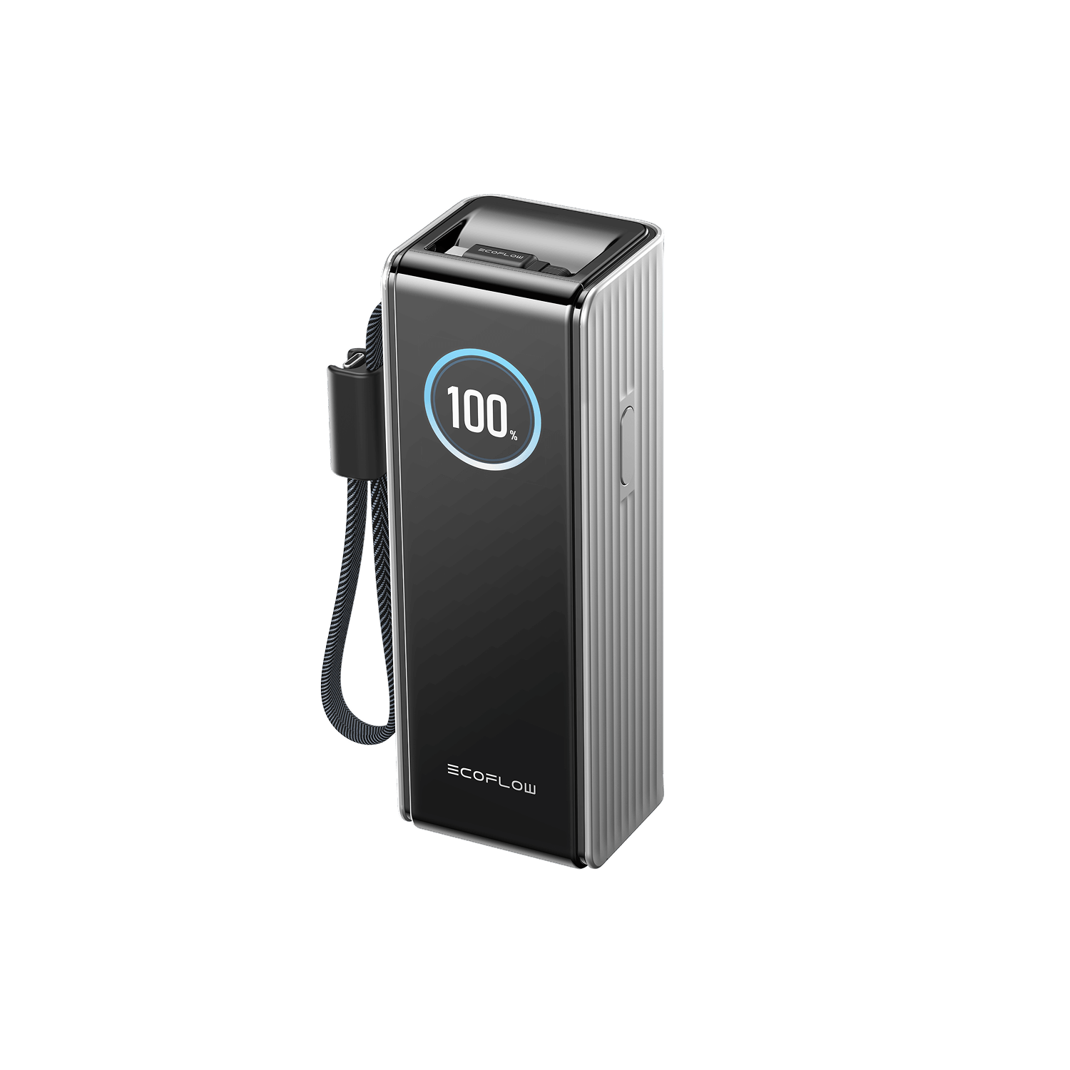 Banco de energía EcoFlow RAPID (25 000 mAh, 170 W, cables integrados y retráctiles de 100 W)