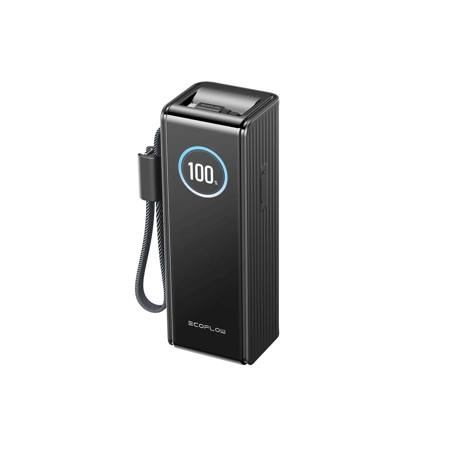 Banco de energía EcoFlow RAPID (25 000 mAh, 170 W, cables integrados y retráctiles de 100 W)