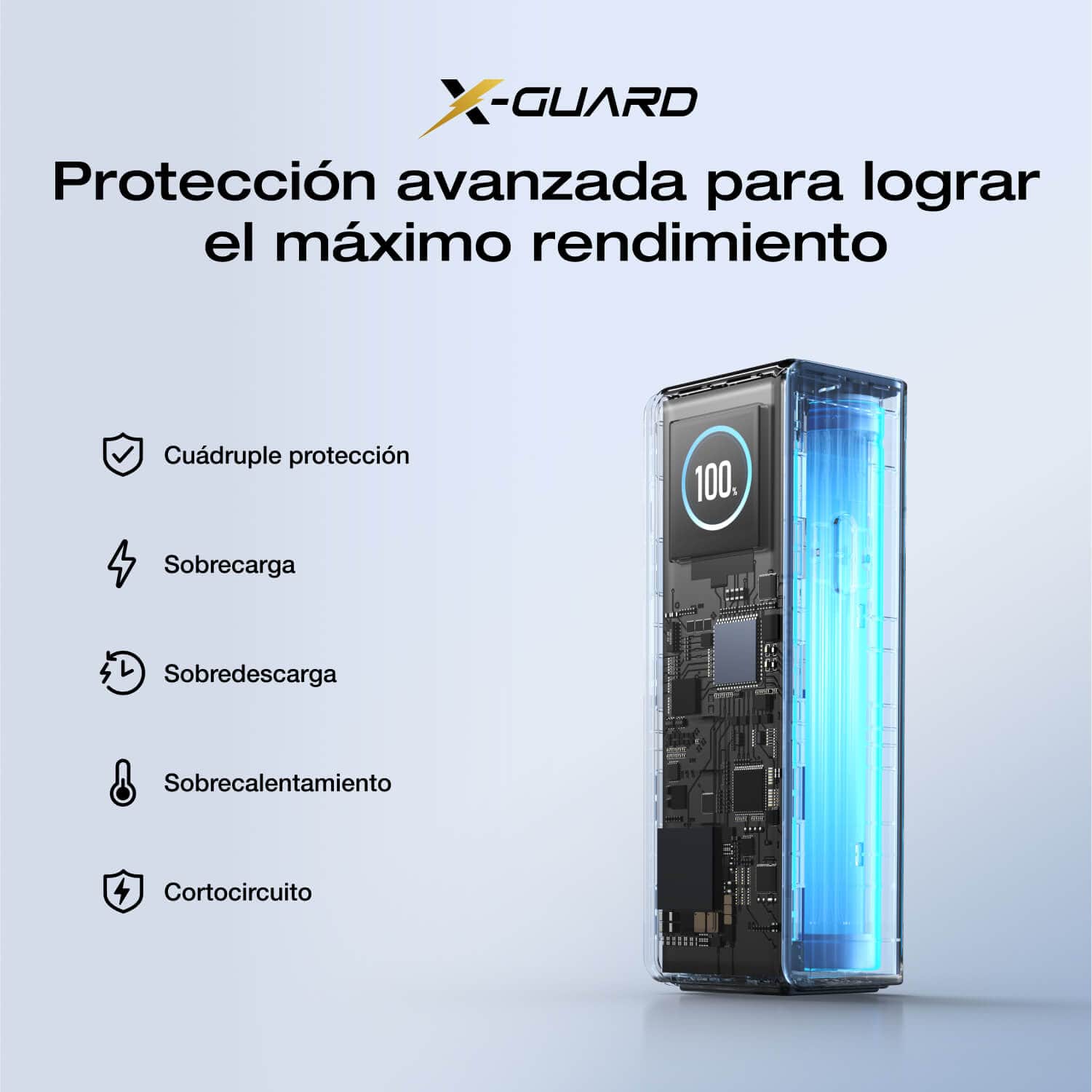Banco de energía EcoFlow RAPID (25 000 mAh, 170 W, cables integrados y retráctiles de 100 W)