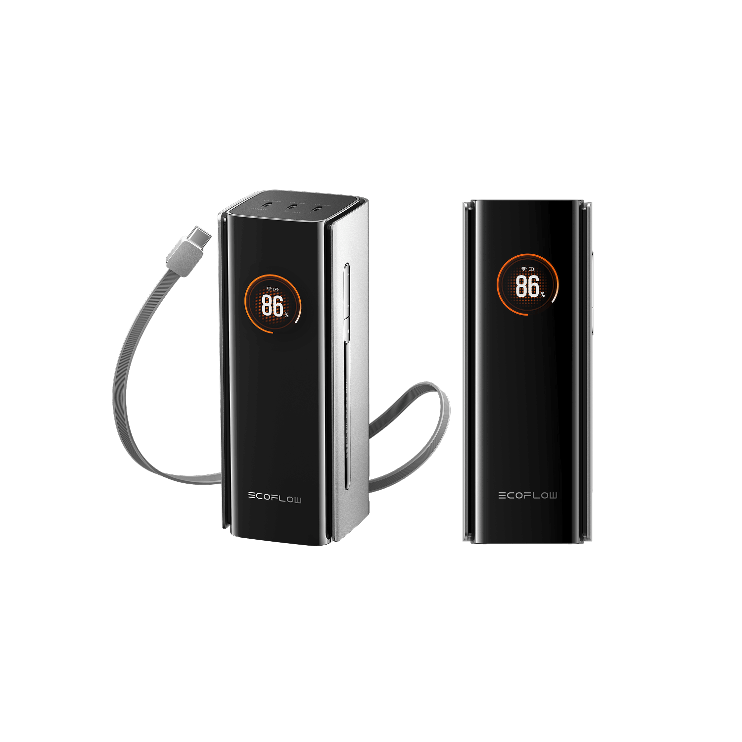 Banco de energía EcoFlow RAPID Pro (20 000 mAh, 230 W, cable integrado de 100 W)