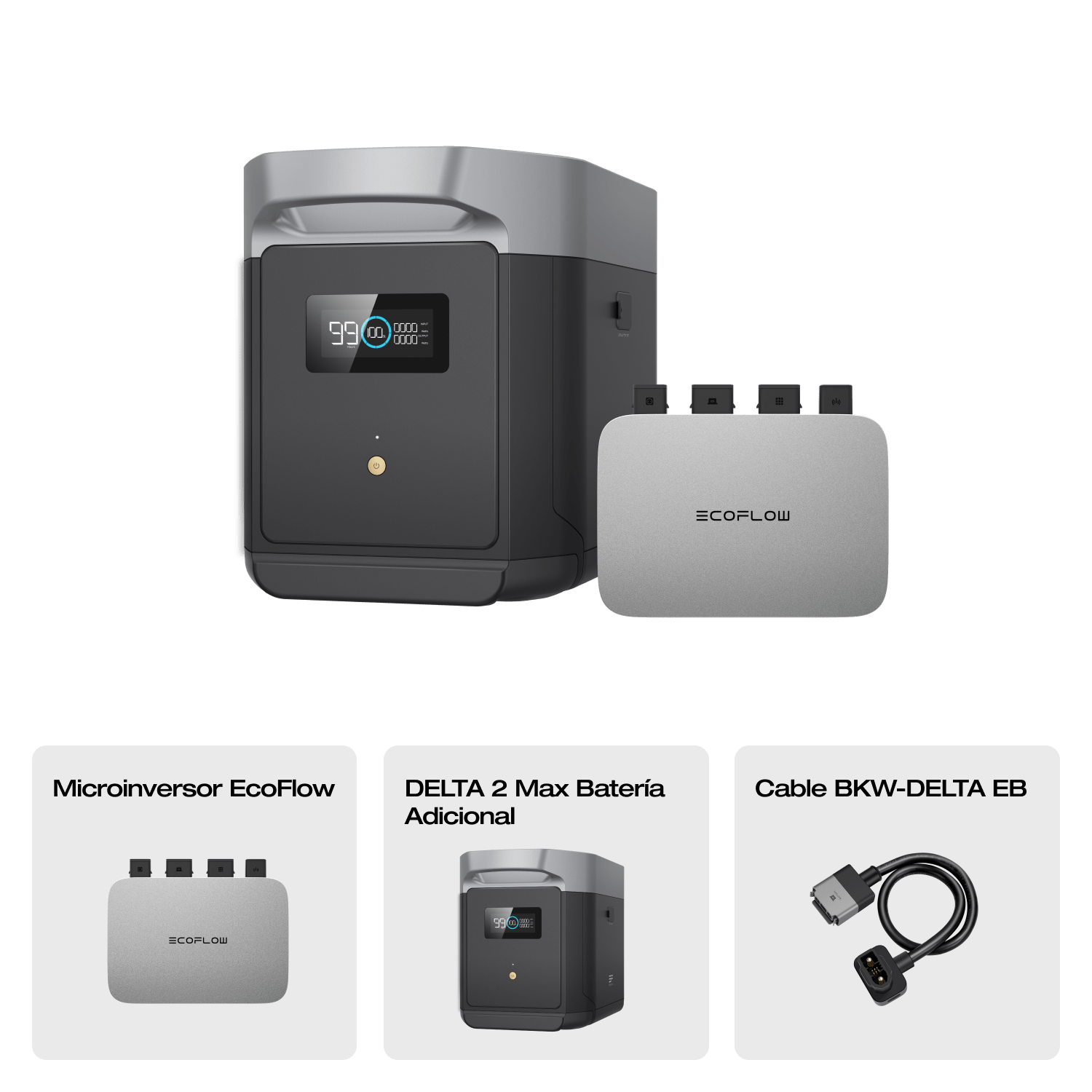 Batería adicional inteligente EcoFlow DELTA 2 Max (reacondicionada)