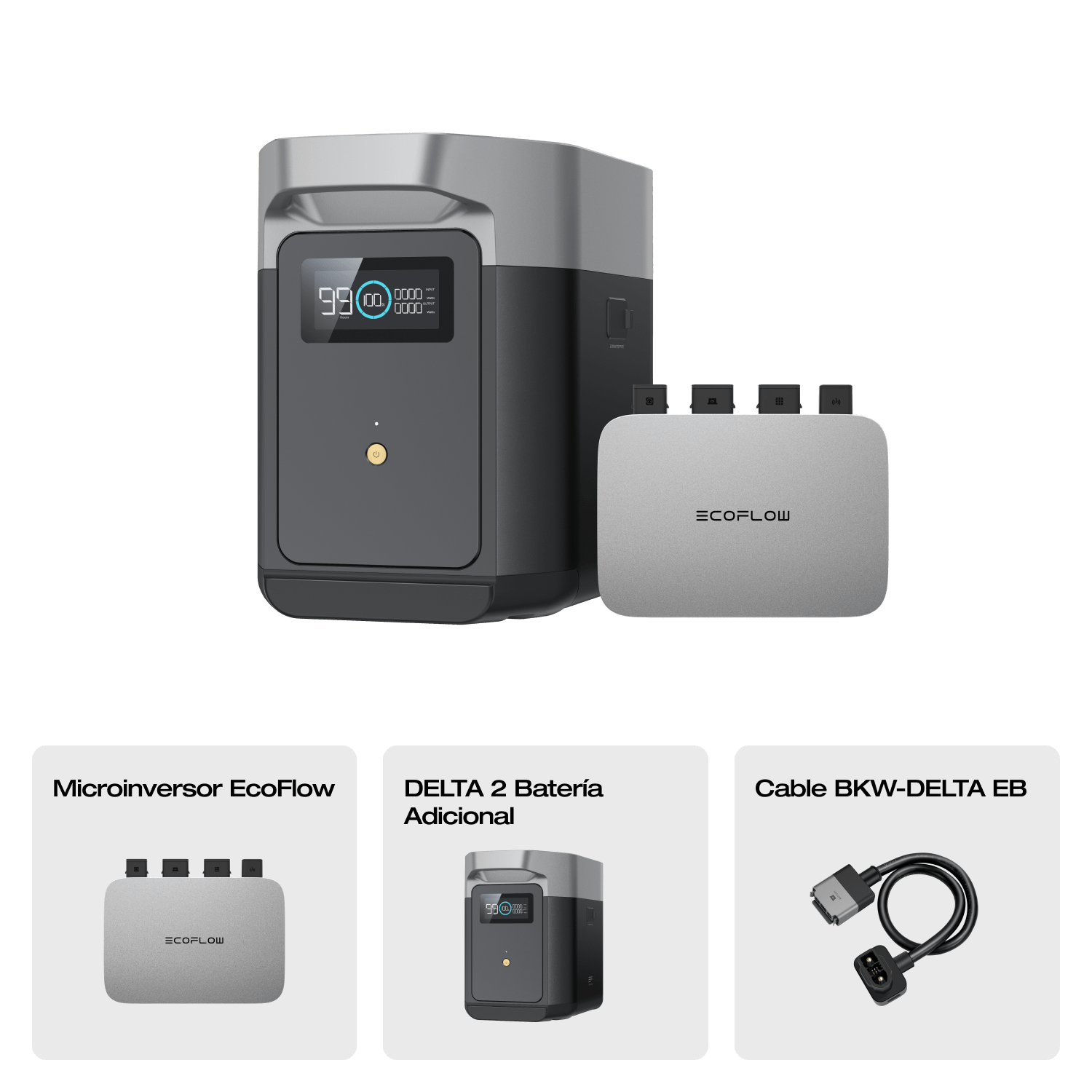 Batería adicional inteligente EcoFlow DELTA 2 (reacondicionada)