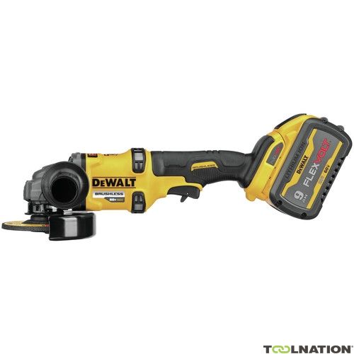 DCG418X2-QW XR FlexVolt 54 Volt 9.0Ah Li-Ion Angle Grinder 125mm