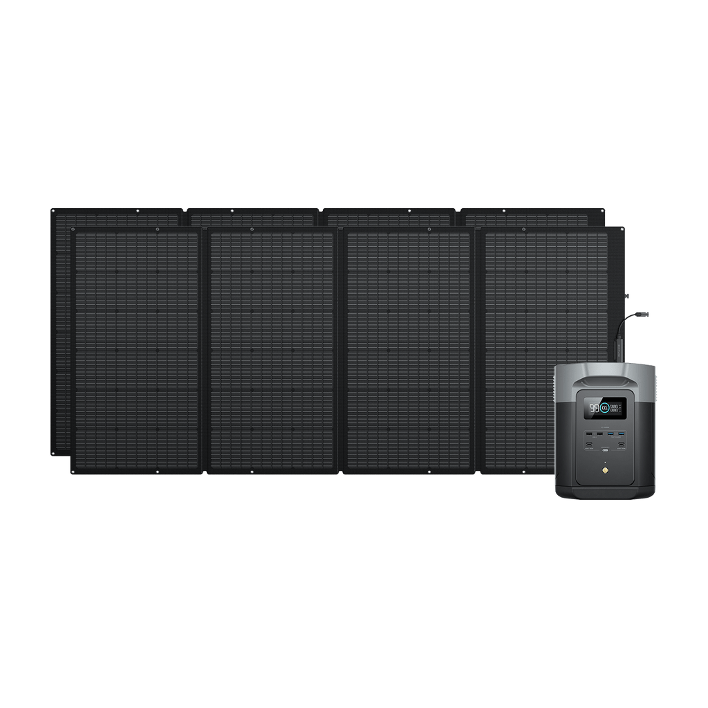 Generador solar EcoFlow DELTA 2 Max (FV 400 W)