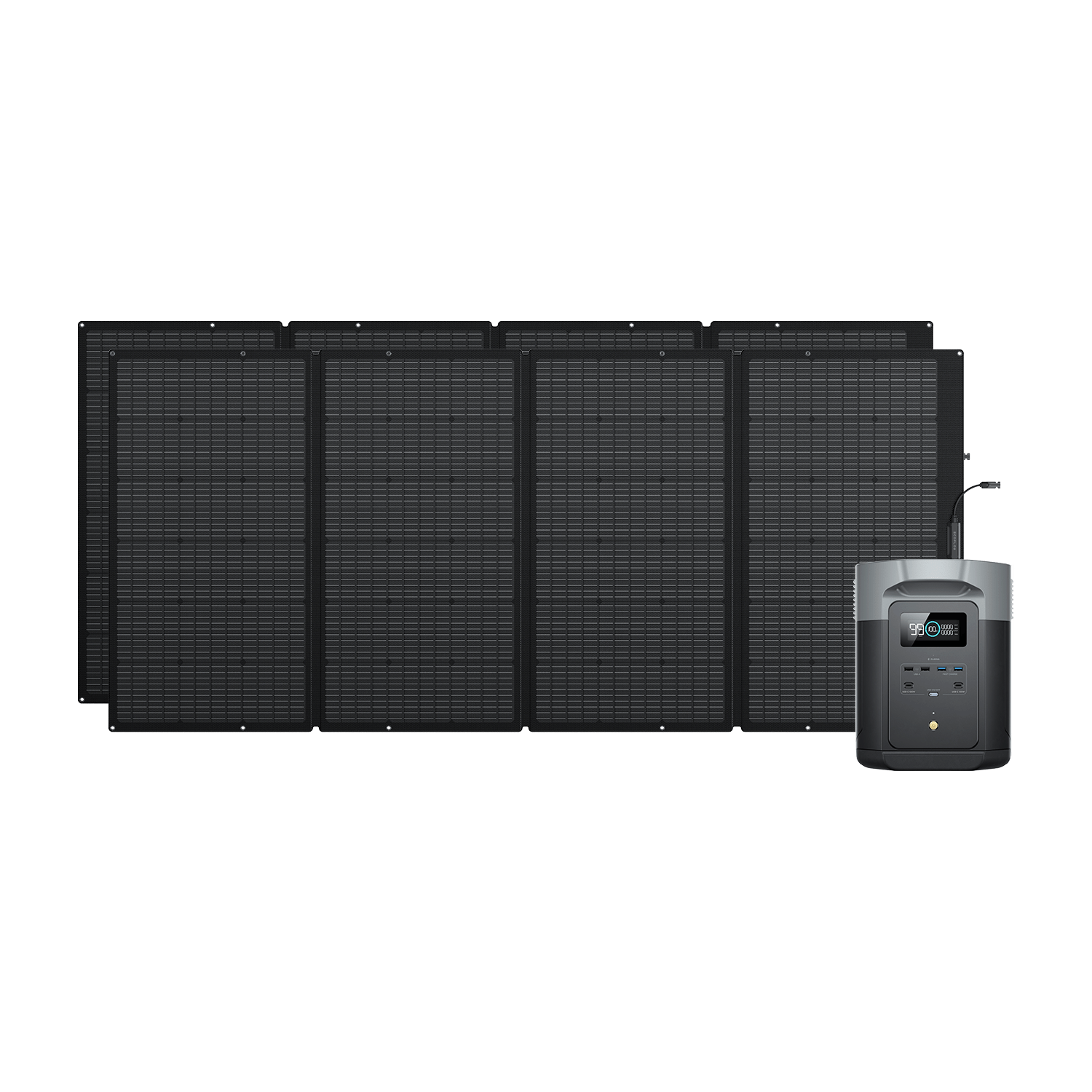 Generador solar EcoFlow DELTA 2 Max (FV 400 W)