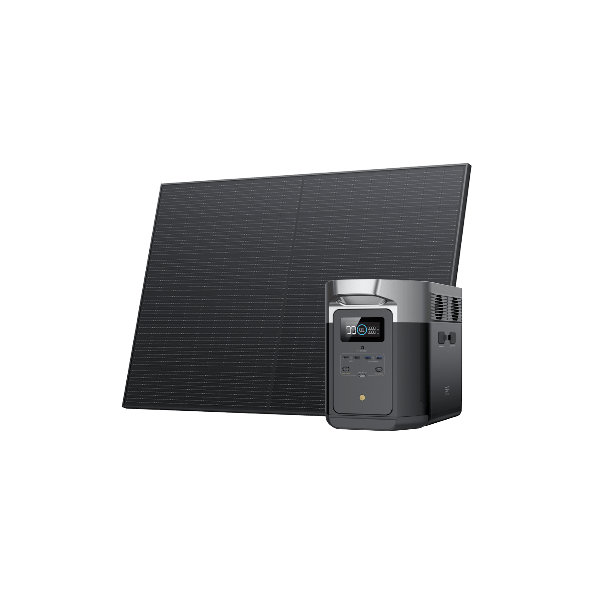 Generador solar EcoFlow DELTA Max (FV 400 W x 2 rígido)
