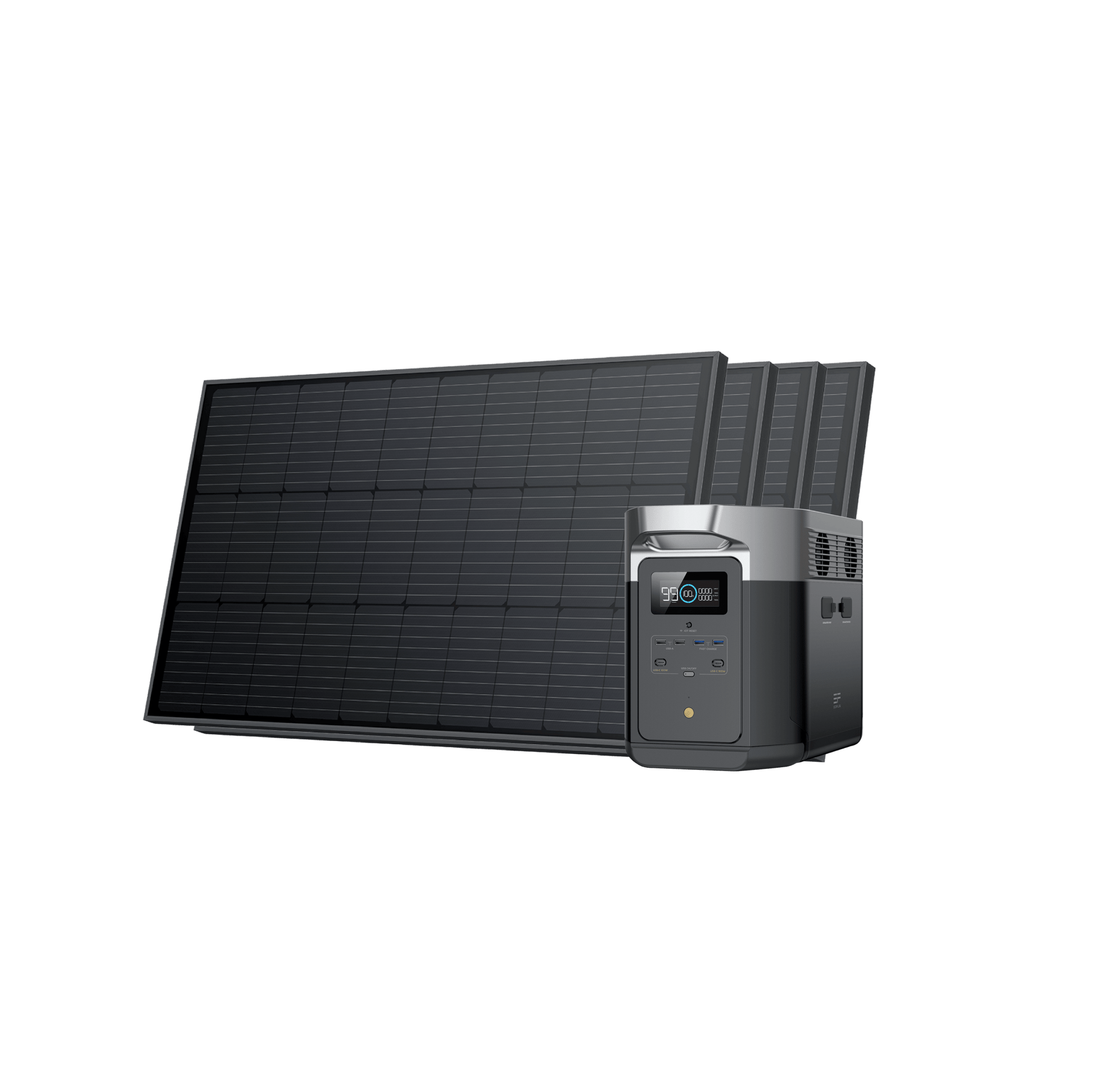 Generador solar EcoFlow DELTA Max (FV 100 W rígido)