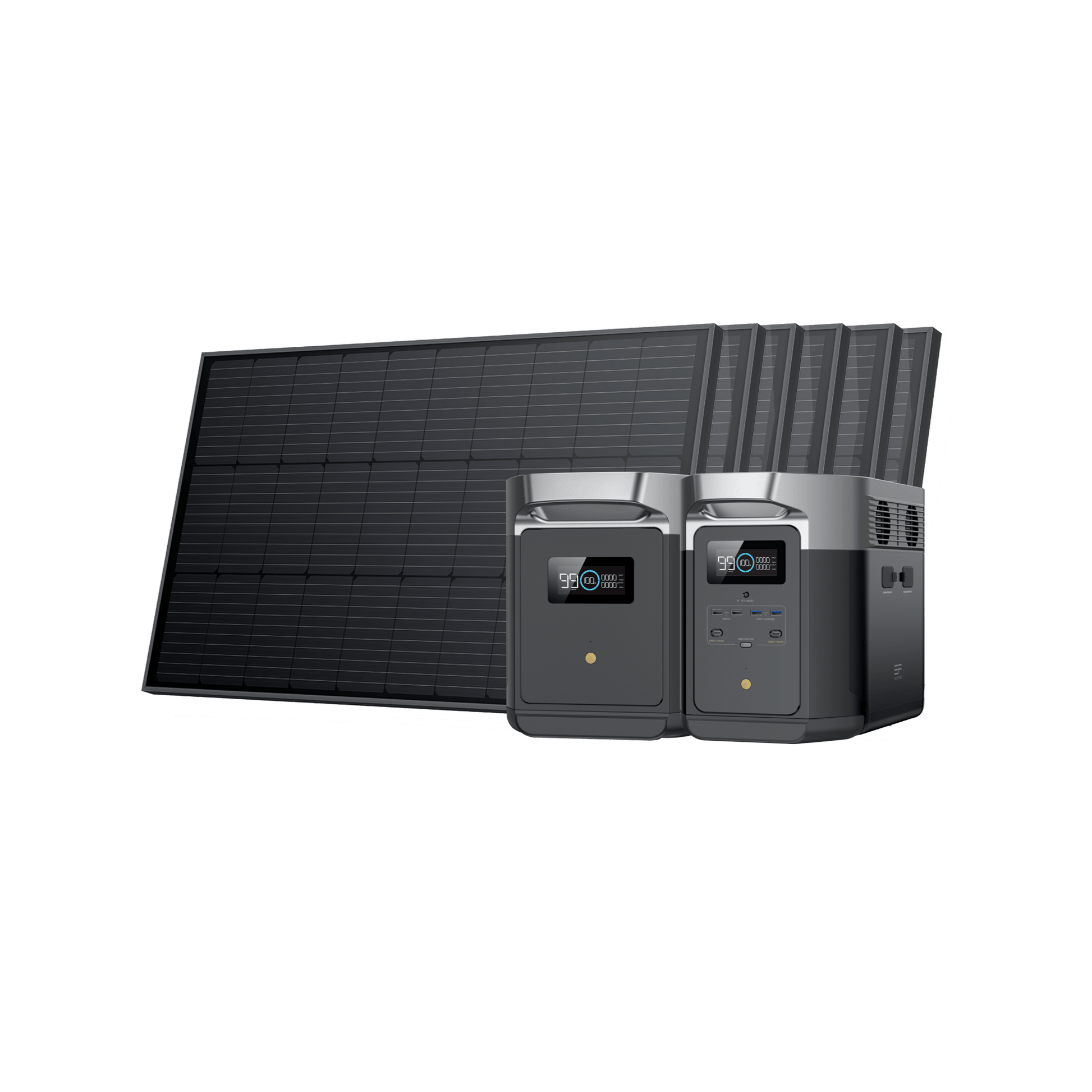 Generador solar EcoFlow DELTA Max (FV 100 W rígido)