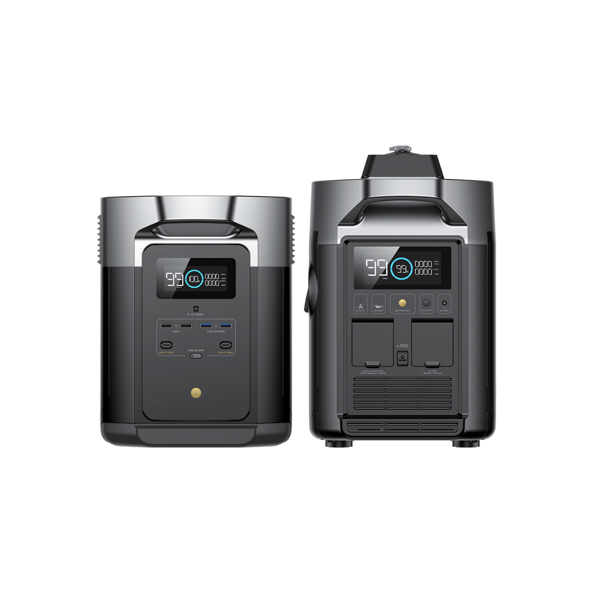 EcoFlow DELTA Max + Generador inteligente EcoFlow (doble combustible)