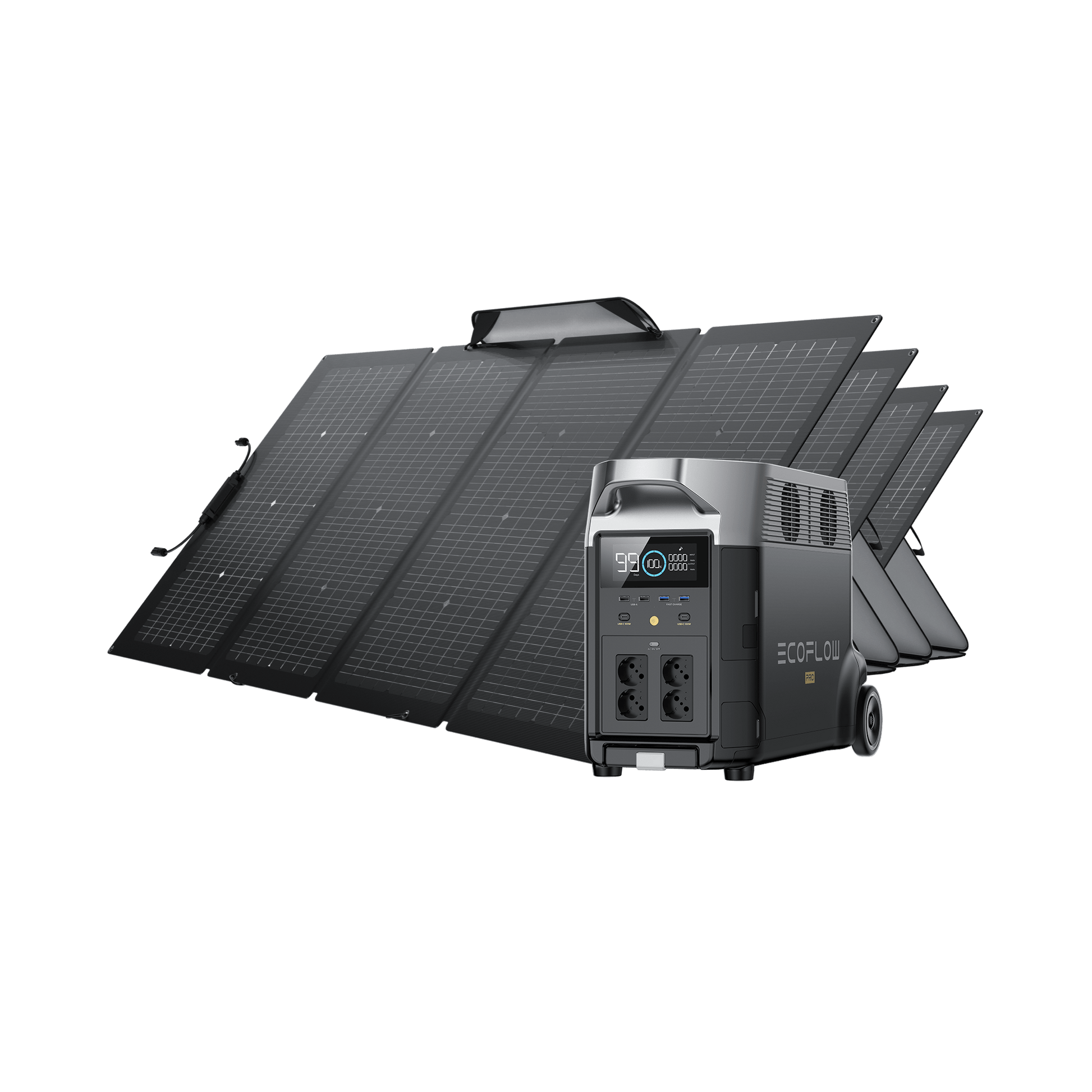 Generador solar EcoFlow DELTA Pro (FV 220 W）