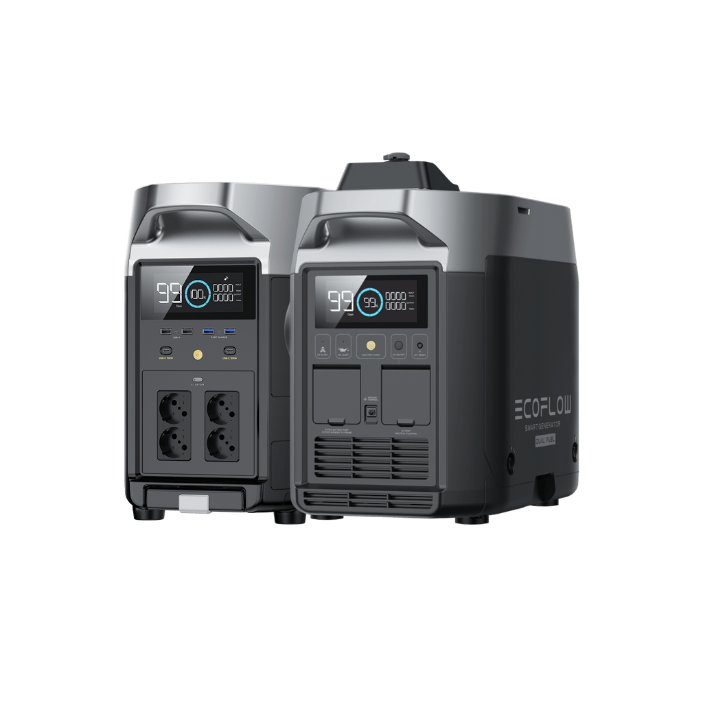 EcoFlow DELTA Pro +  Generador inteligente EcoFlow (doble combustible)
