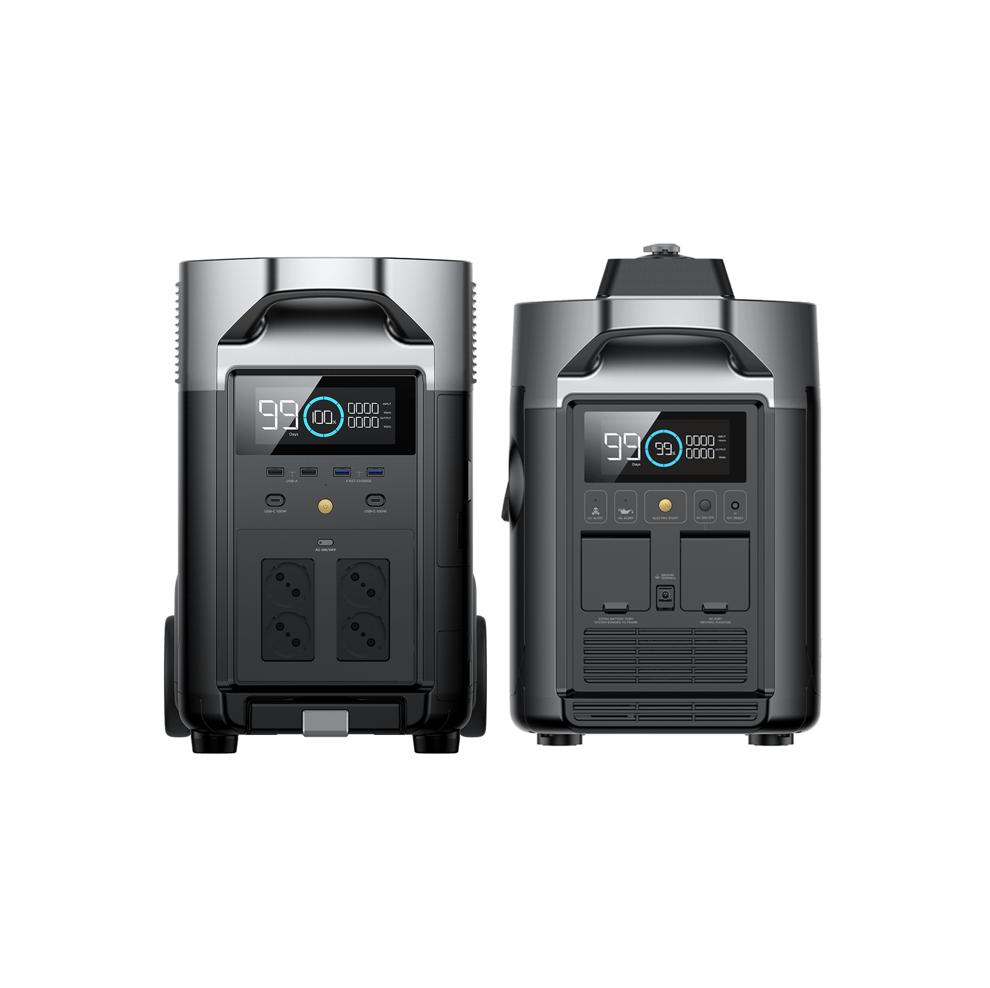 EcoFlow DELTA Pro +  Generador inteligente EcoFlow (doble combustible)