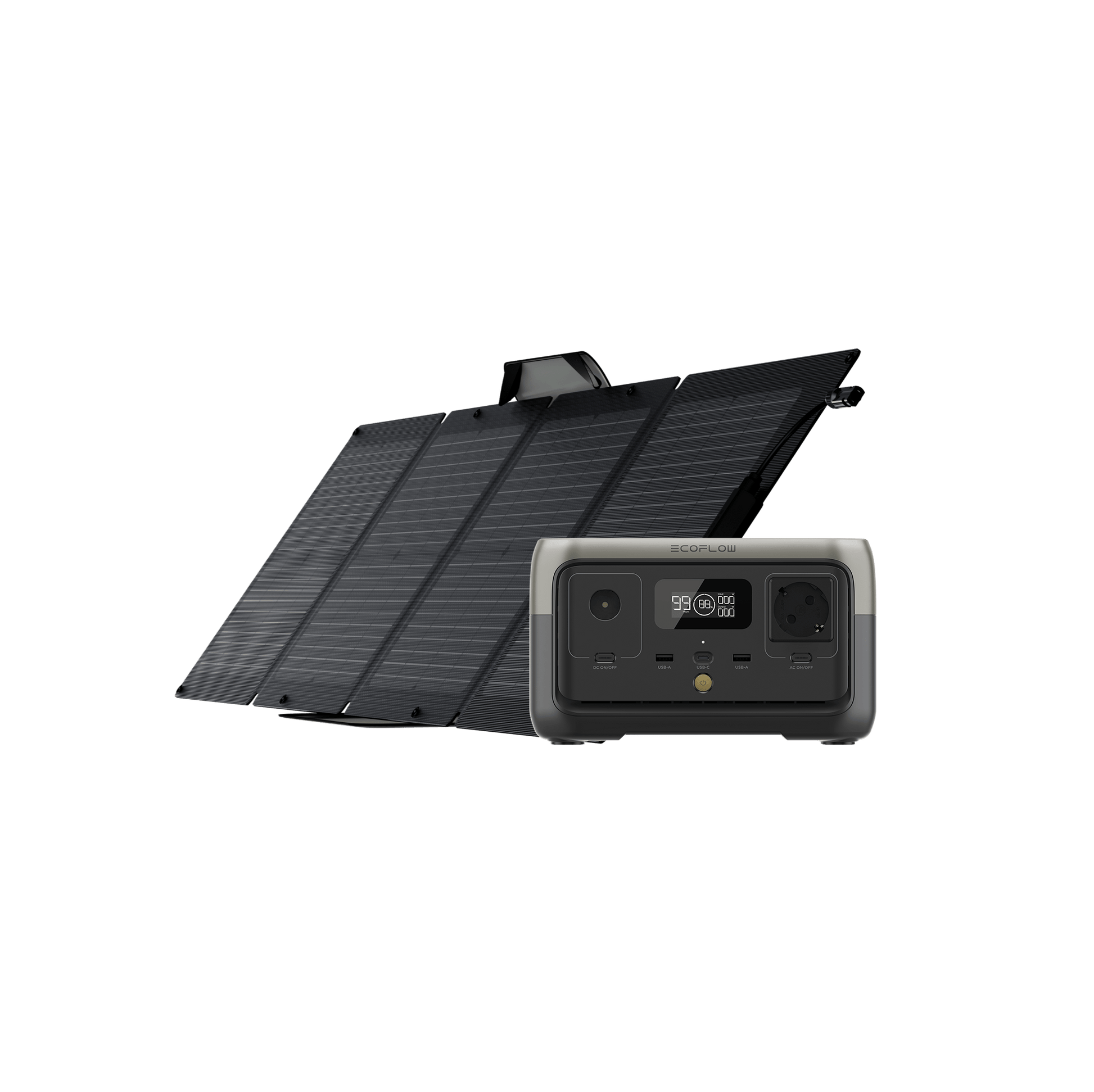 Generador solar EcoFlow RIVER 2 (FV 110 W)