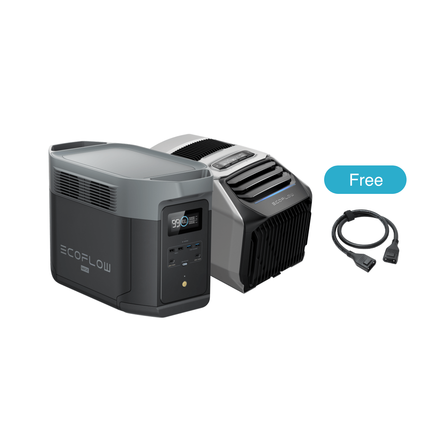 EcoFlow WAVE 2 + EcoFlow DELTA 2 Max