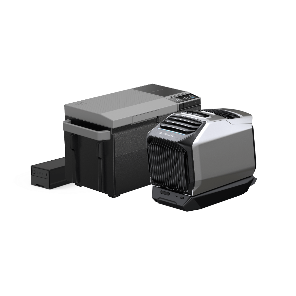 EcoFlow WAVE 2 + Batería adicional EcoFlow WAVE 2 + EcoFlow GLACIER + Batería enchufable EcoFlow GLACIER
