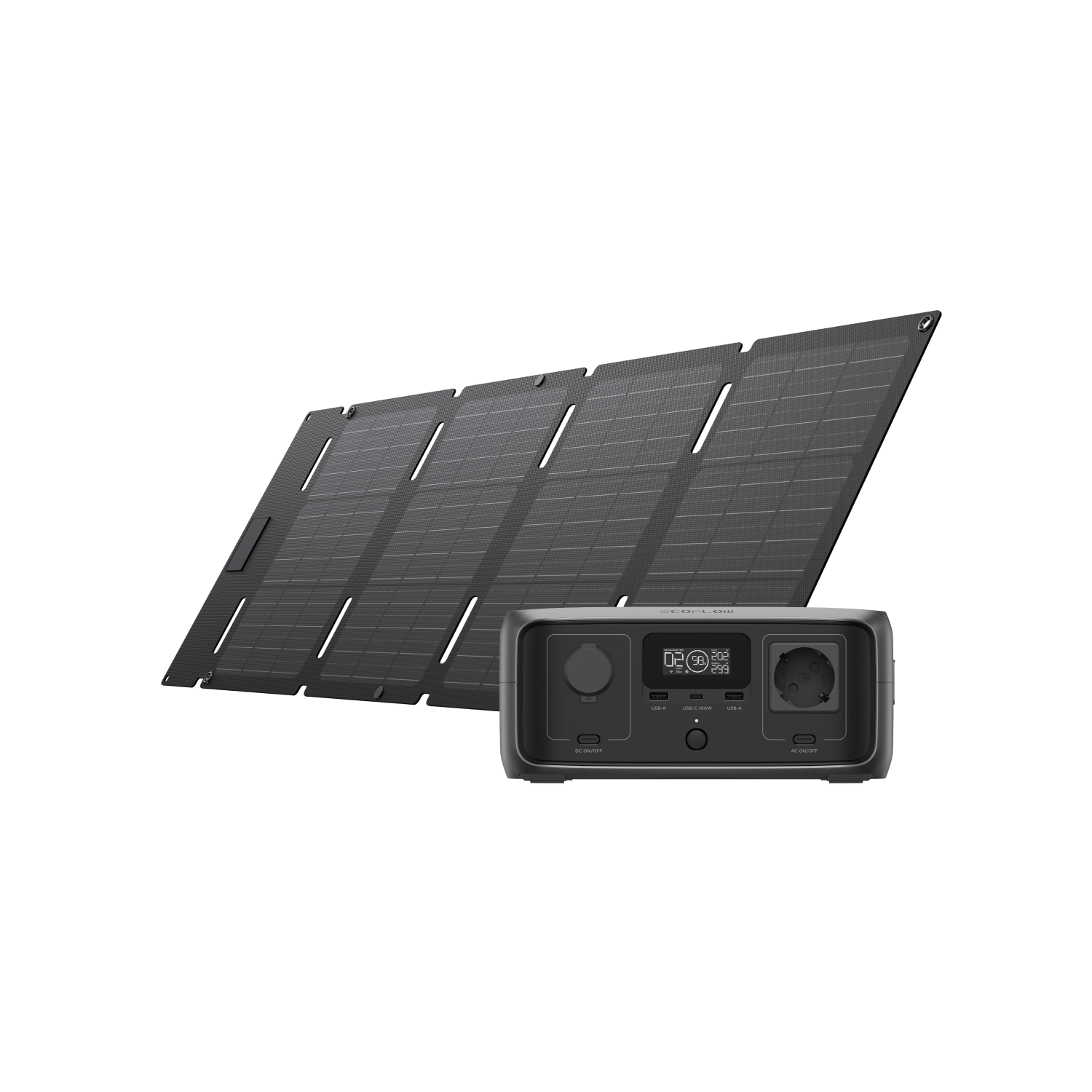 Panel solar portátil EcoFlow de 45 W