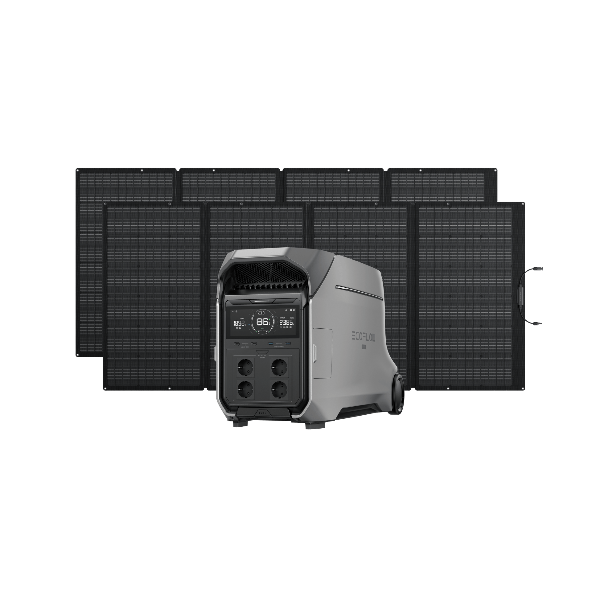 Generador solar EcoFlow DELTA Pro 3 (FV 400 W portátil)