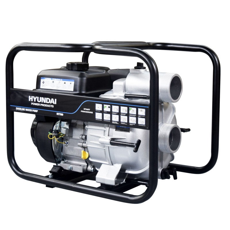 Motobomba gasolina para aguas cargadas HYT80 Hyundai
