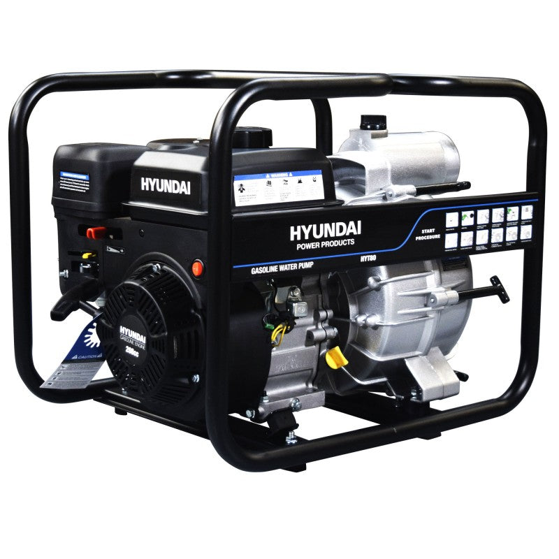 Motobomba gasolina para aguas cargadas HYT80 Hyundai
