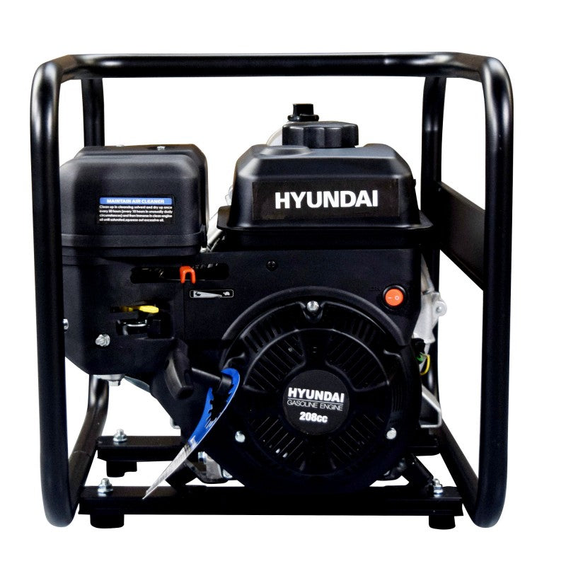 Motobomba gasolina para aguas cargadas HYT80 Hyundai