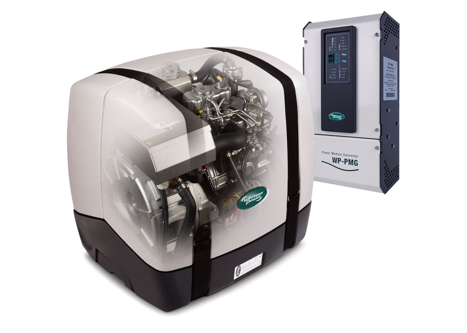 WHISPER POWER Generador diesel PICCOLO 8 MARINE / 6,4 kW / control de velocidad manual