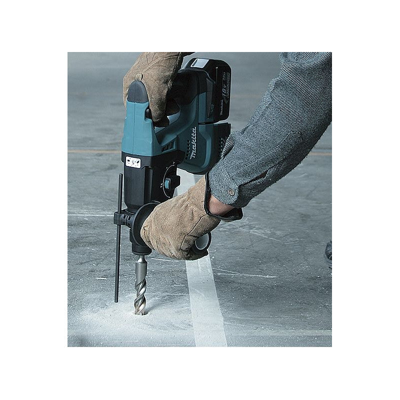 Martillo Electroneumático MAKITA 3 Modos 24mm 18V 2 Baterías 5.0Ah 2 Portabrocas DHR243RTJ + GAFAS PROTECCION