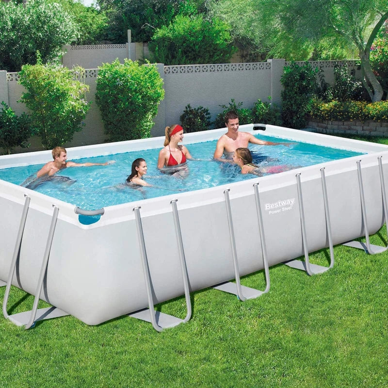 Piscina Desmontable Tubular Bestway Power Steel 549x274x122 cm Depuradora De Cartucho
