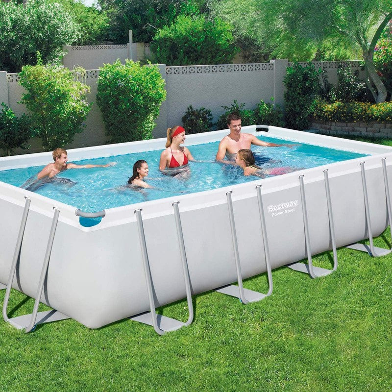 Piscina Desmontable Tubular Bestway Power Steel 549x274x122 cm Depuradora De Cartucho