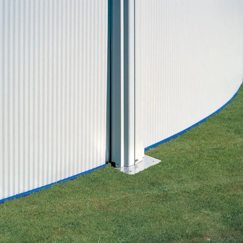 Gre Piscina Fidji Redonda De Acero Blanca Ø460 x 120 cm