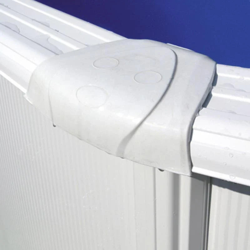 Gre Piscina Fidji Ovalada Acero Blanca 610 x 375 x 120 cm