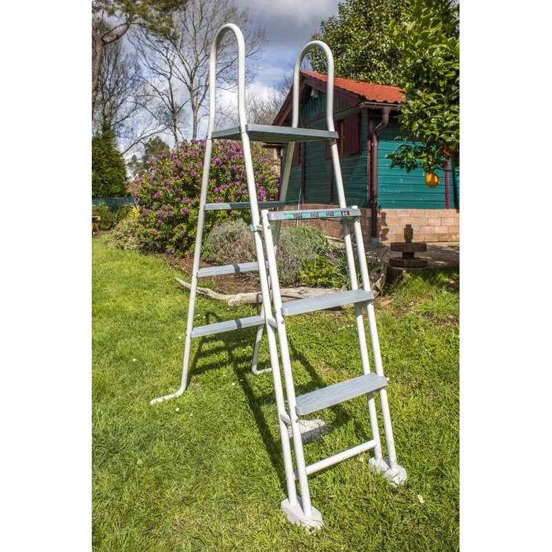 Gre Piscina Fidji Ovalada Acero Blanca 610 x 375 x 120 cm